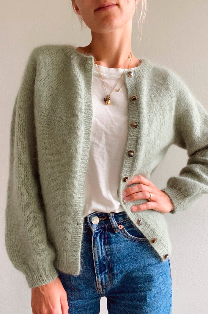 Novice Cardigan Pattern - Mohair Edition