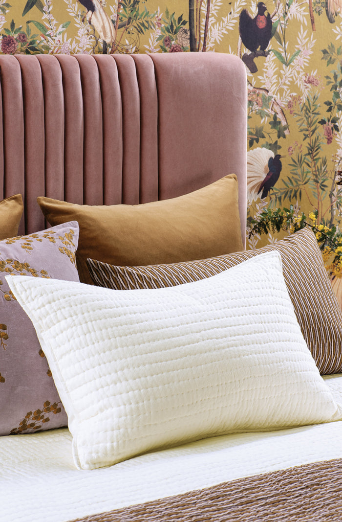 Pavage Ivory Pillowsham Pair