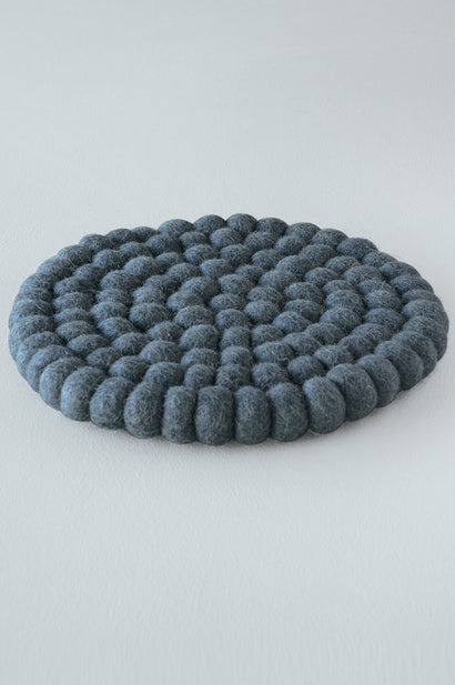 pecora felt trivet - steel
