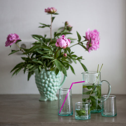 Moroccan Clear Coneshaped Glass - Medium