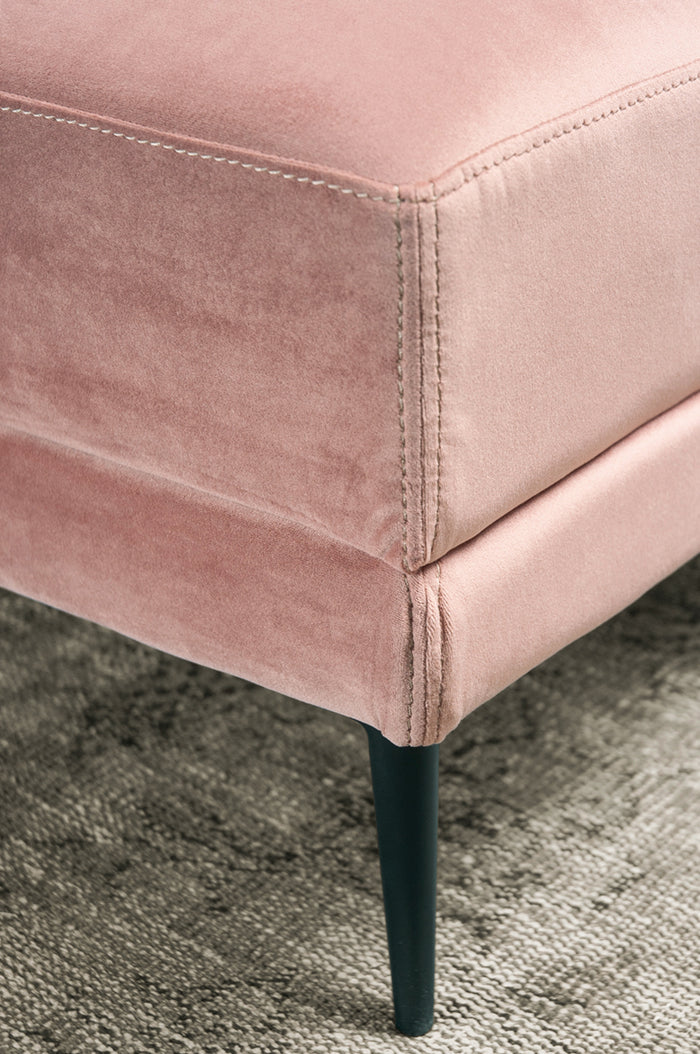 Renzo Dusky Pink Ottoman