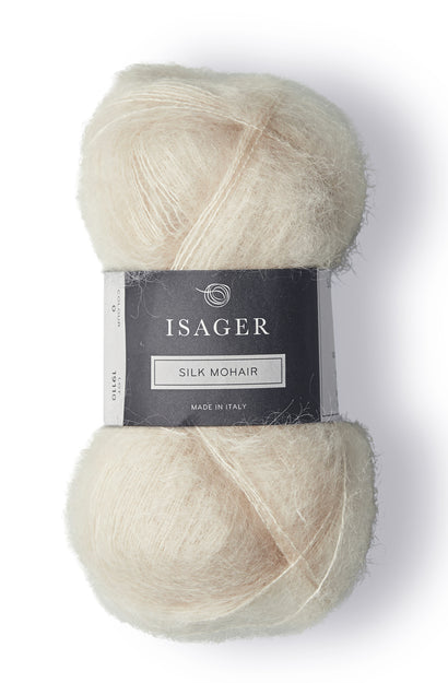 silk mohair natural white 0