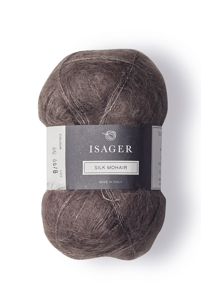 silk mohair dark carob 60