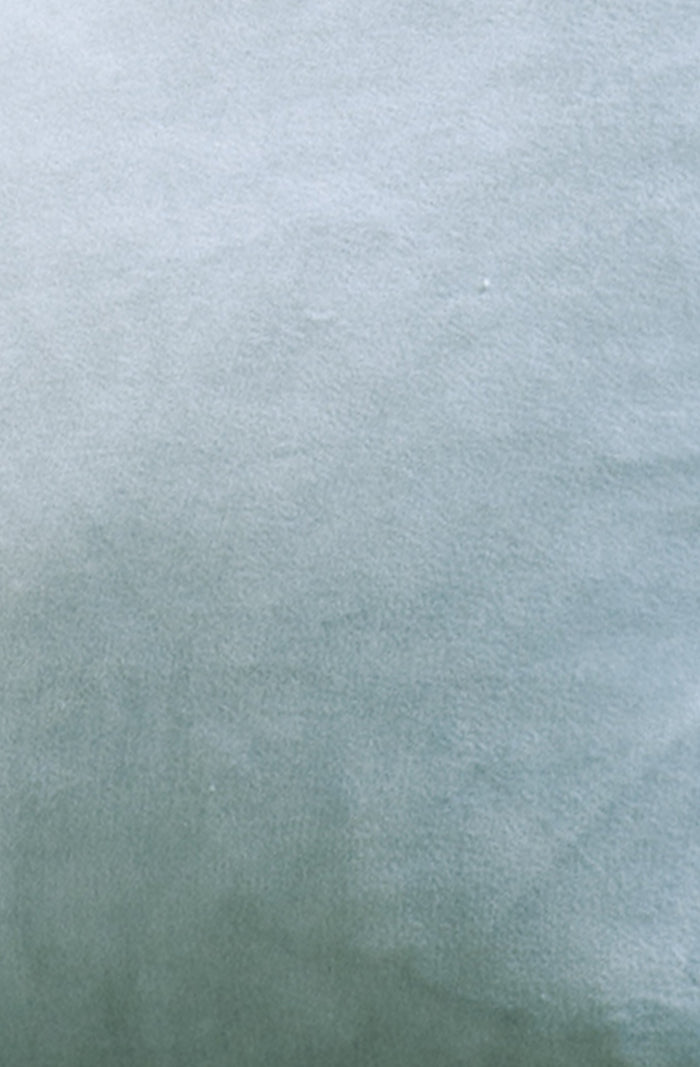 smoke blue cotton velvet