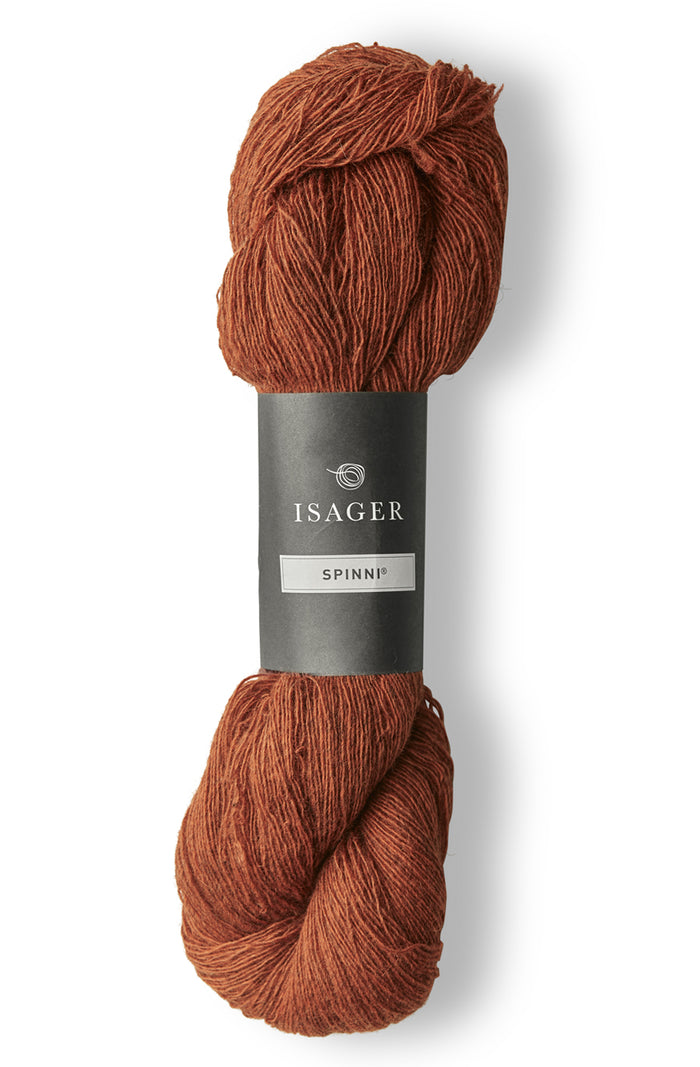 Spinni Tweed Paprika on Grey 1s