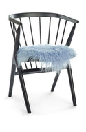 tibetan sheepskin seat cover - summer sky