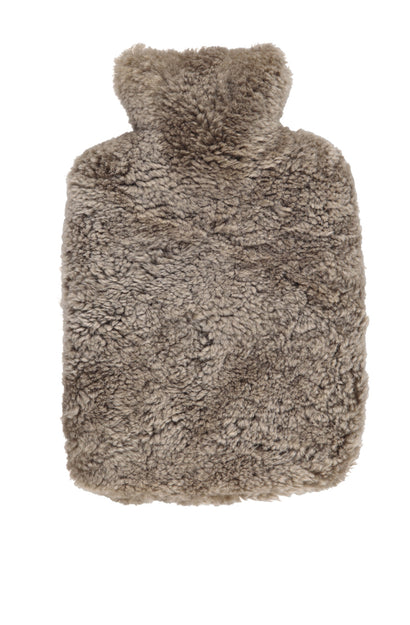 new zealand short wool hot water bottle - taupe