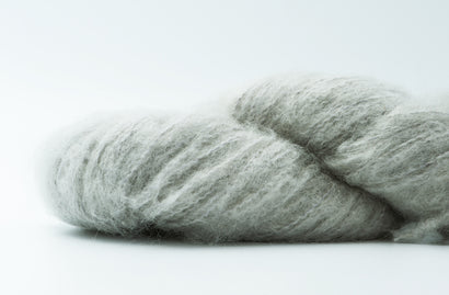 Mohair Brushed 12ply - Silver