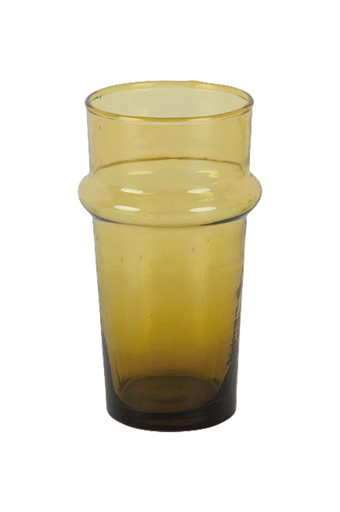 Moroccan Mustard Traditional Glass - Extra Large