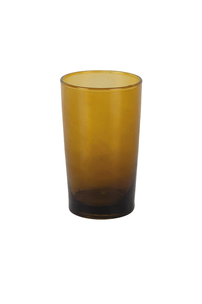 Moroccan Mustard Straight Glass