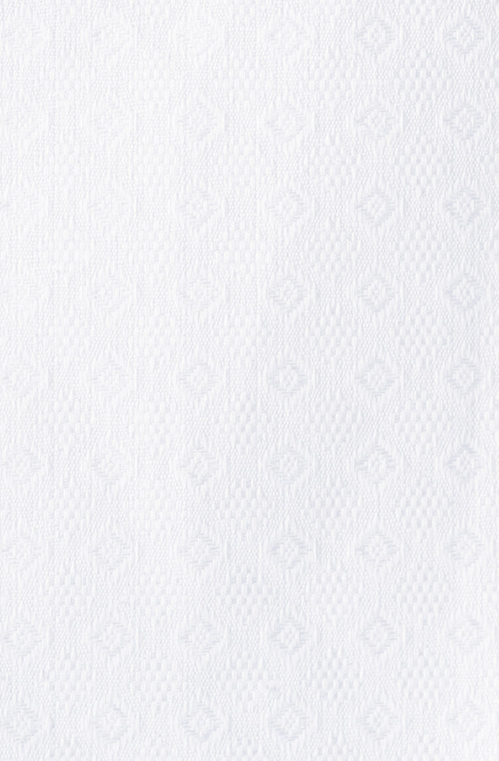 White Linen Dobby Fabric